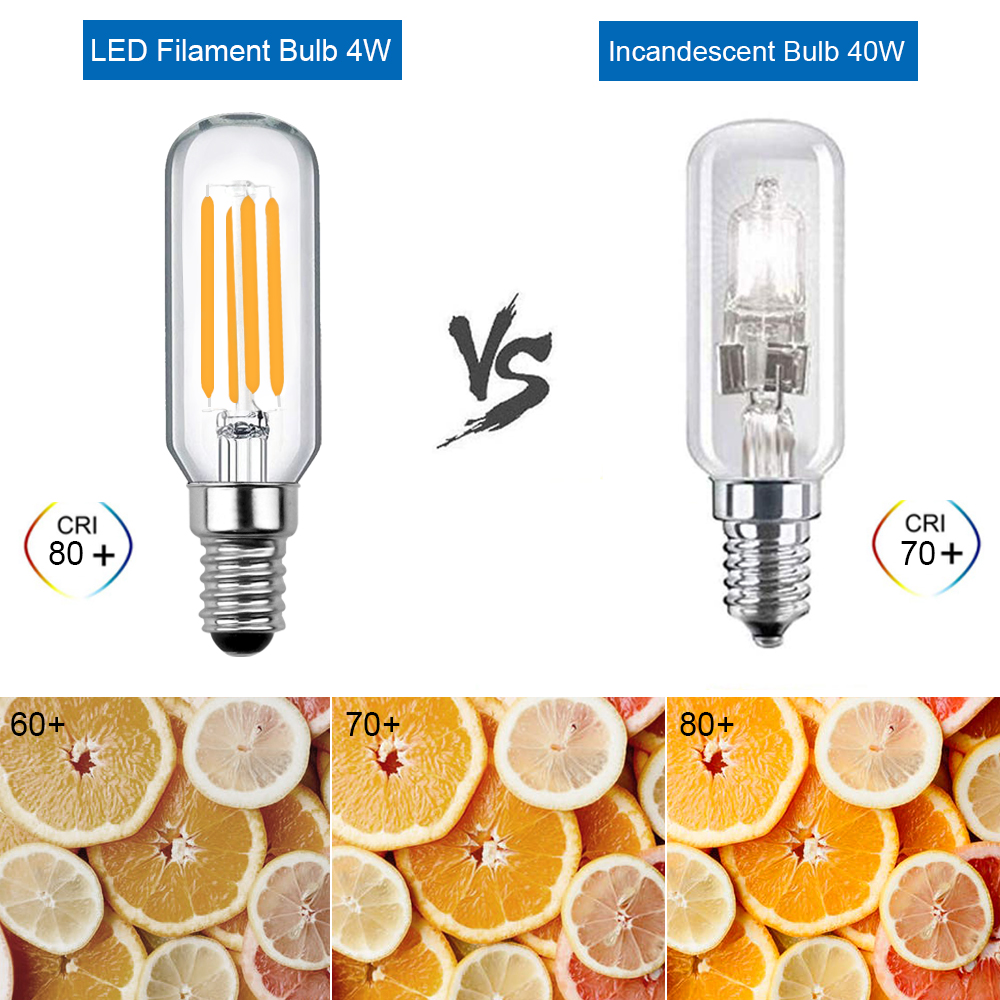 4W T25 E14 LED Vintage Light Bulb