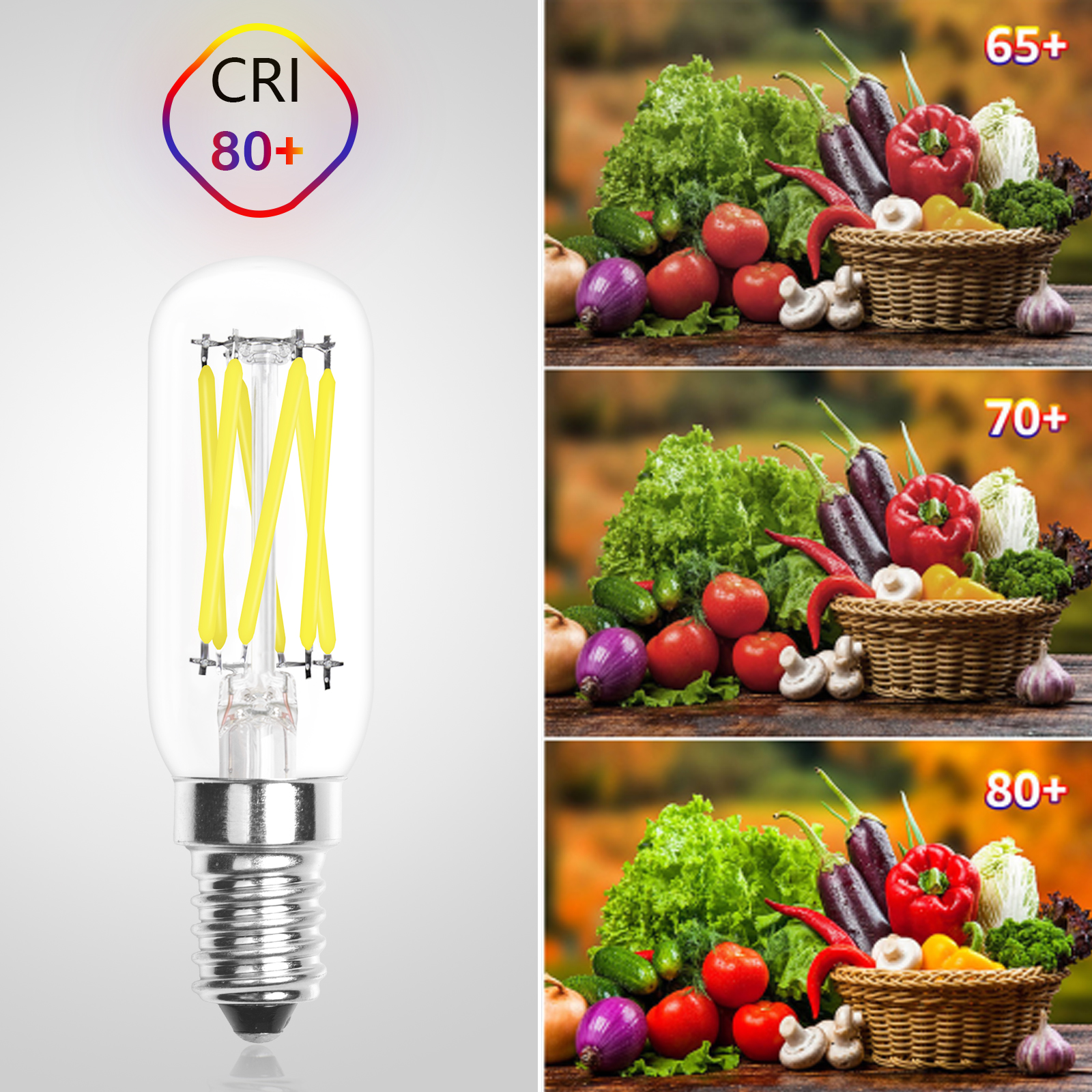 6W T25 E14 LED Vintage Light Bulb