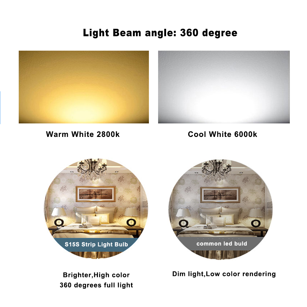 2.5W T25 S15S LED Vintage Light Bulb
