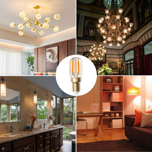 2W T22 E14 LED Vintage Light Bulb