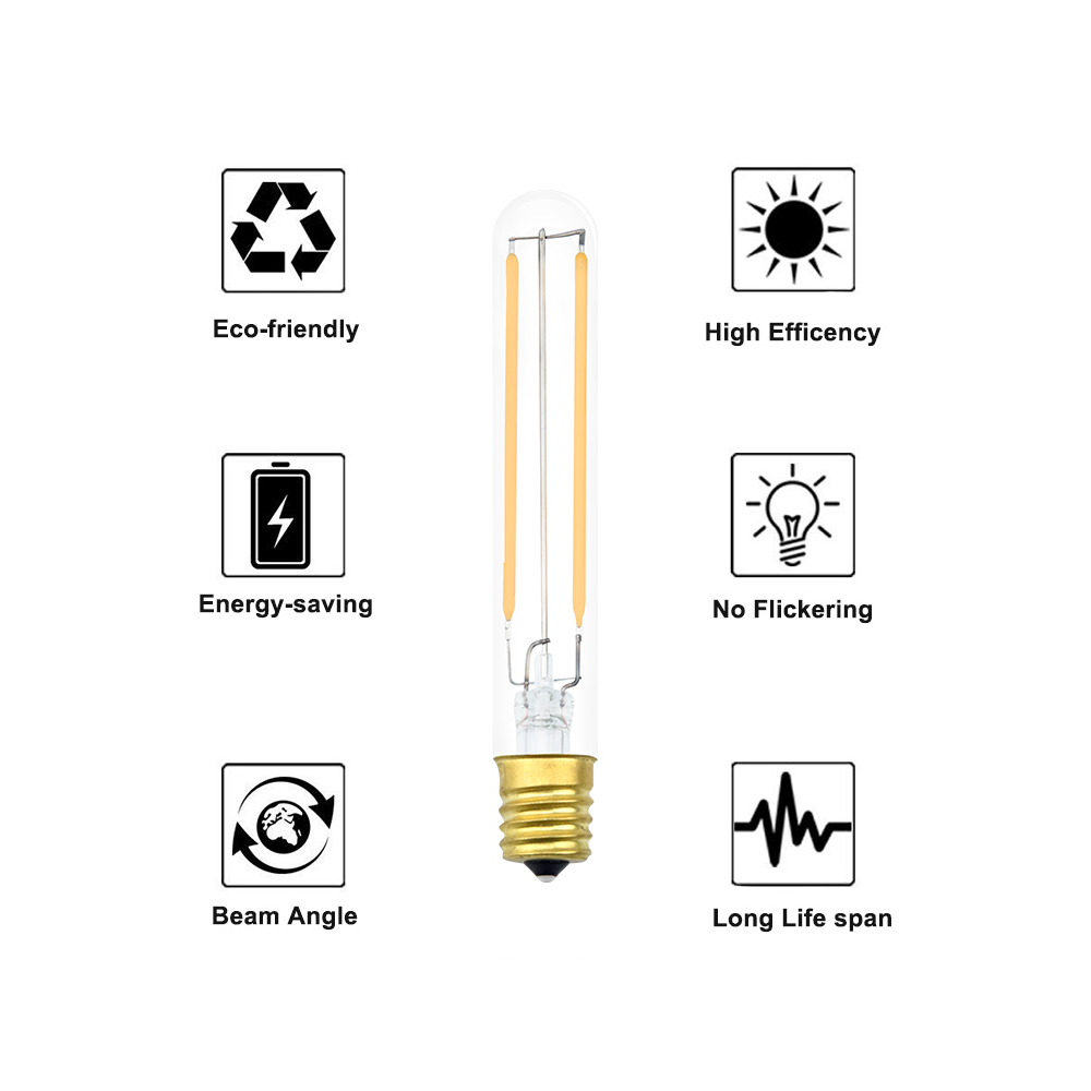 4W T20/T6 E17 LED Vintage Light Bulb