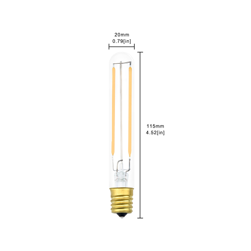 4W T20/T6 E17 LED Vintage Light Bulb