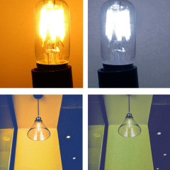 2W T22 E17 LED Vintage Light Bulb