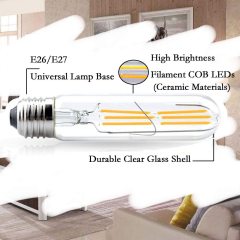 6W T10 E26 LED Vintage light Bulb