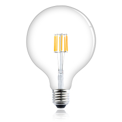 8W G125 E27 LED Vintage Light Bulb