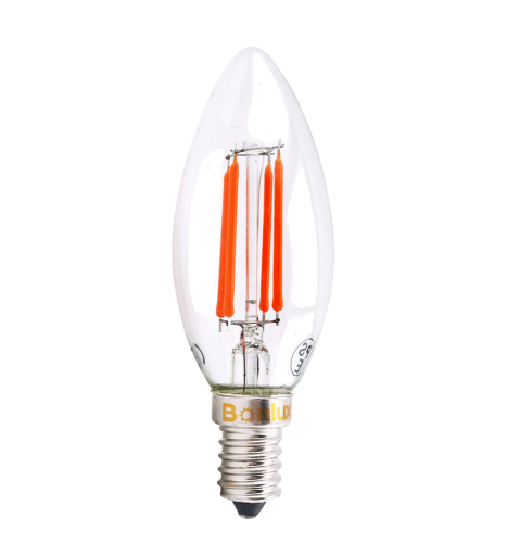 4W C35 E14 LED Red Vintage Light Bulb