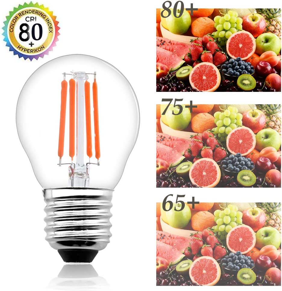 4W G45 E26/E27 LED Vintage Red Light Bulb