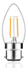 2W C35 B22 LED Vintage Light Bulb
