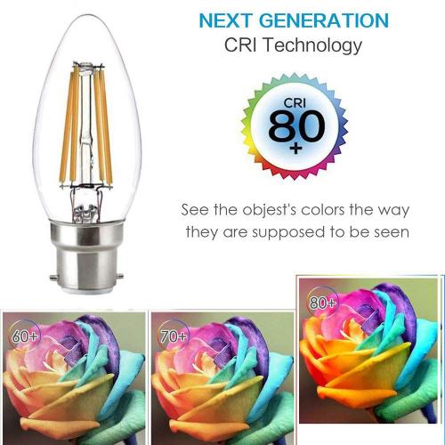 4W C35 B22 LED Vintage Light Bulb