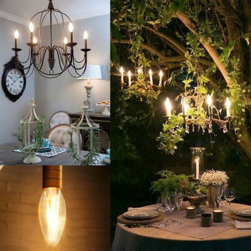 4W C35 B22 LED Vintage Light Bulb