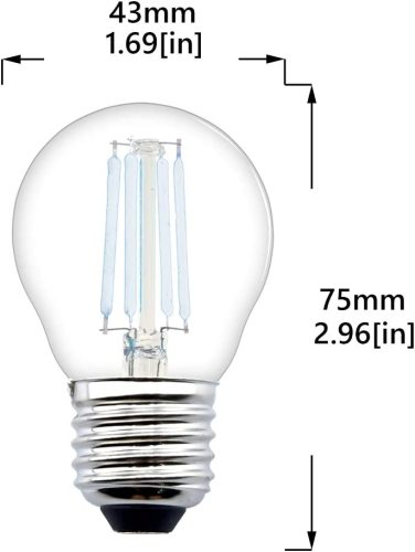 4W G45 E26/E27 LED Vintage Blue Light Bulb