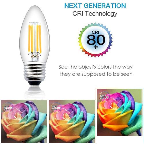 4W C35 E27 LED Vintage Light Bulbs