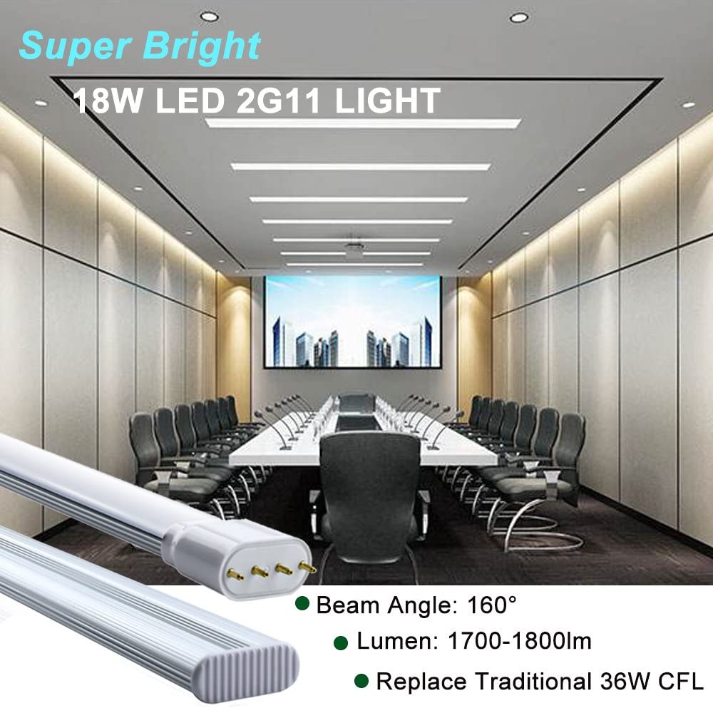 18W 2G11 4 Pin LED PLC Lamp