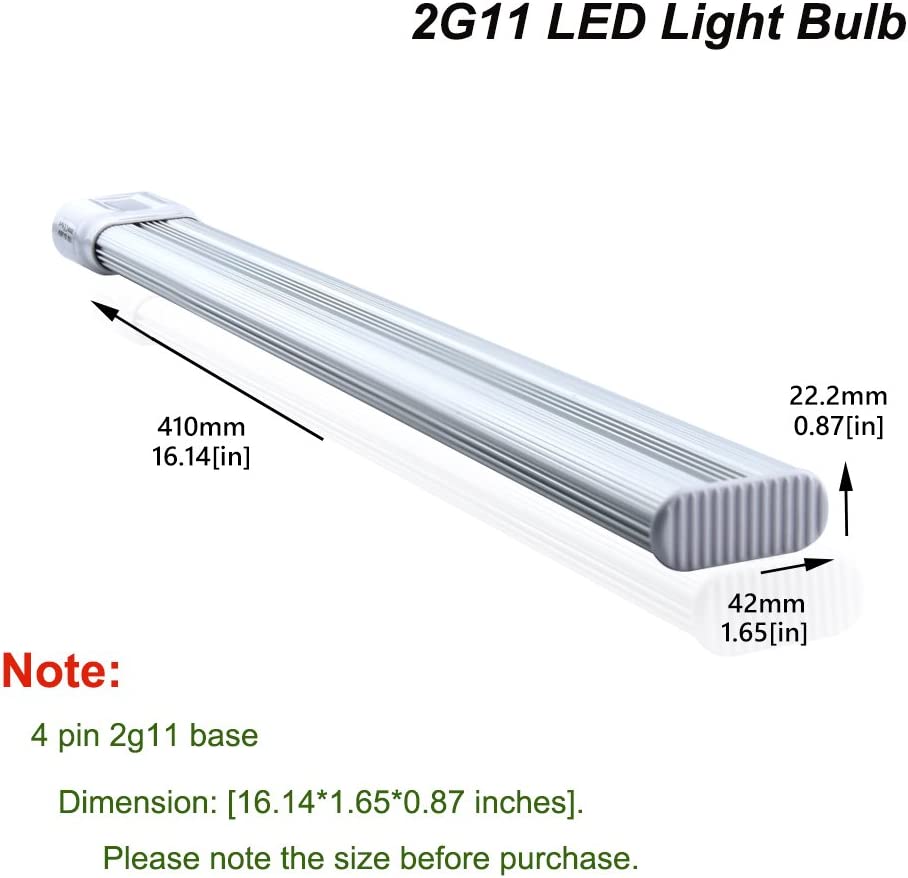 18W 2G11 4 Pin LED PLC Lamp