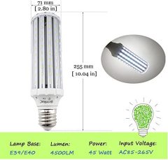 45W E39/E40 LED Corn Bulb