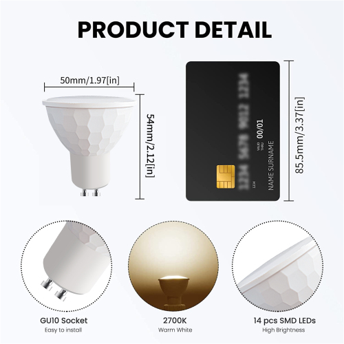 6W LED GU10 MR16 Bulb