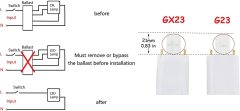 8W G23 LED PL Lamp