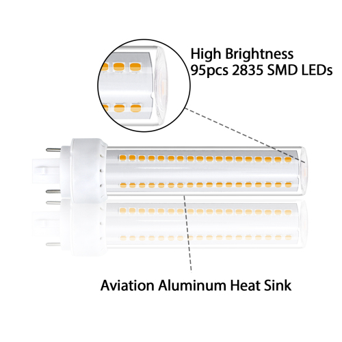 13W GX24Q 4-Pin LED PLC Lamp