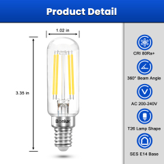 4W T26 E14 LED Vintage Light Bulb