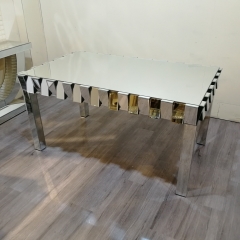 Mirrored console table