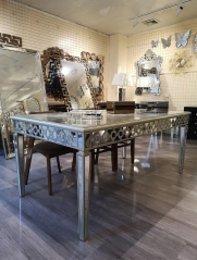 Mirrored dining table