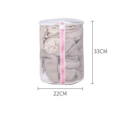 Cylinder Coarse Mesh Wash Bag