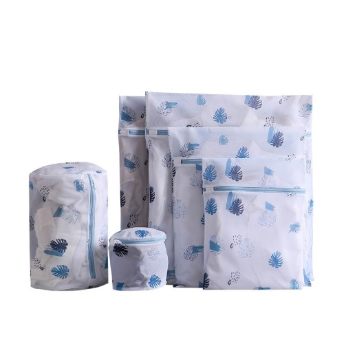 Set of 6 Printing Fine Mesh Laundry Bag