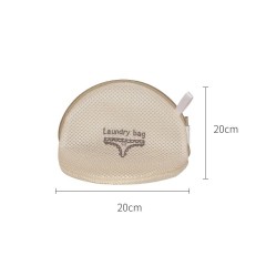 Clamshell Shape Sandwich Mesh Laundry Bag