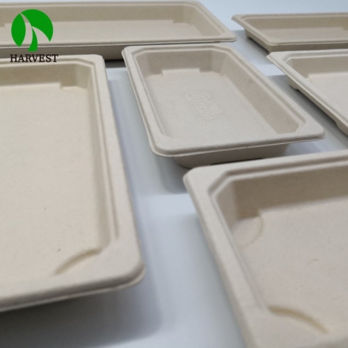 Harvest EG-1.0 Biodegradable Compostable Fiber Pulp Sushi Container