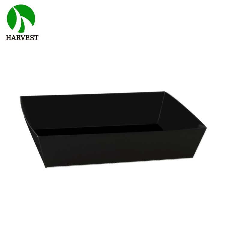 8x6 Black 1000ml Paperboard Tray