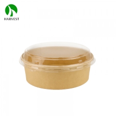 165mm 6.5 Inch 750ml 24oz Kraft Paper Bowl