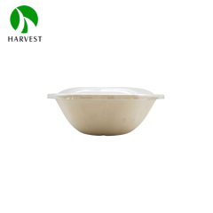 8 inch 32oz/1000ml Hexagonal Pulp Food Box