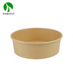 165mm 6.5 Inch 750ml 24oz Kraft Paper Bowl