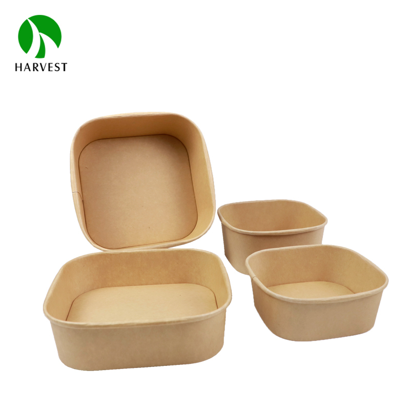 1000ml Square Kraft Paper Box