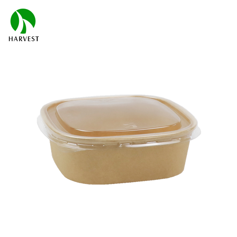 1000ml Square Kraft Paper Box