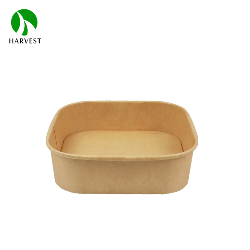 1000ml Square Kraft Paper Box