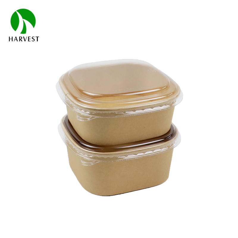 1000ml Square Kraft Paper Box