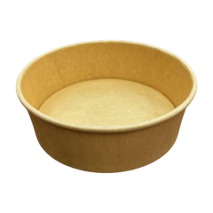 183 mm 1000 ml Take Away Kraft Paper Bowl