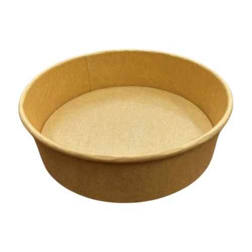 183 mm 1100 ml Take Away Kraft Paper Bowl