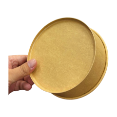 183 mm 1000 ml Take Away Kraft Paper Bowl