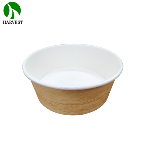 150mm 165mm Take Away Kraft Paper Round Bowls