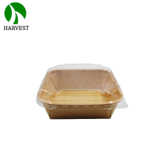 square Kraft Paper Food Container