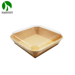 square Kraft Paper Food Container