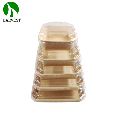 square Kraft Paper Food Container