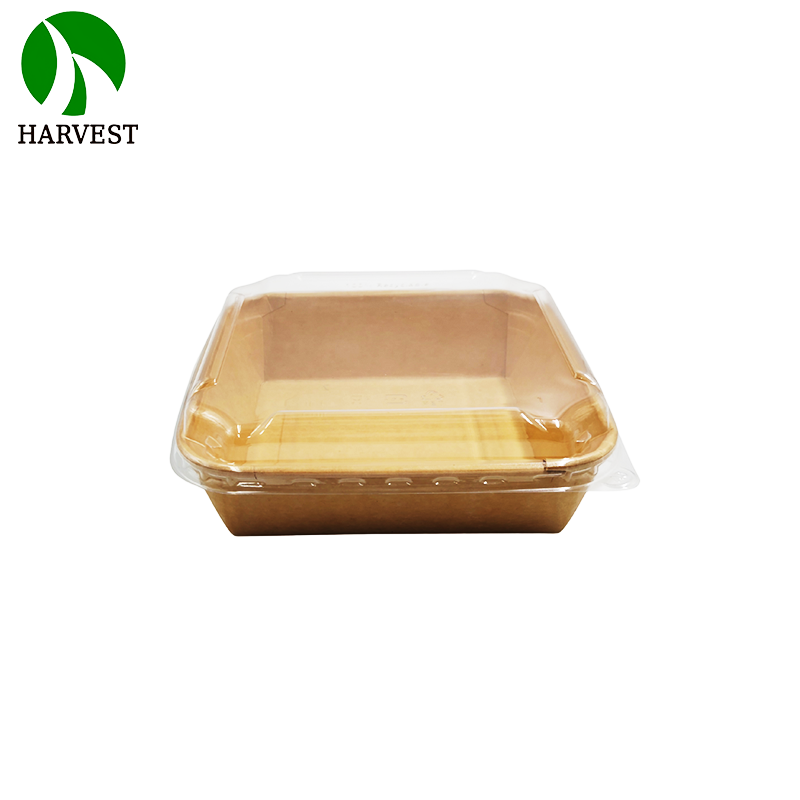 square Kraft Paper Food Container