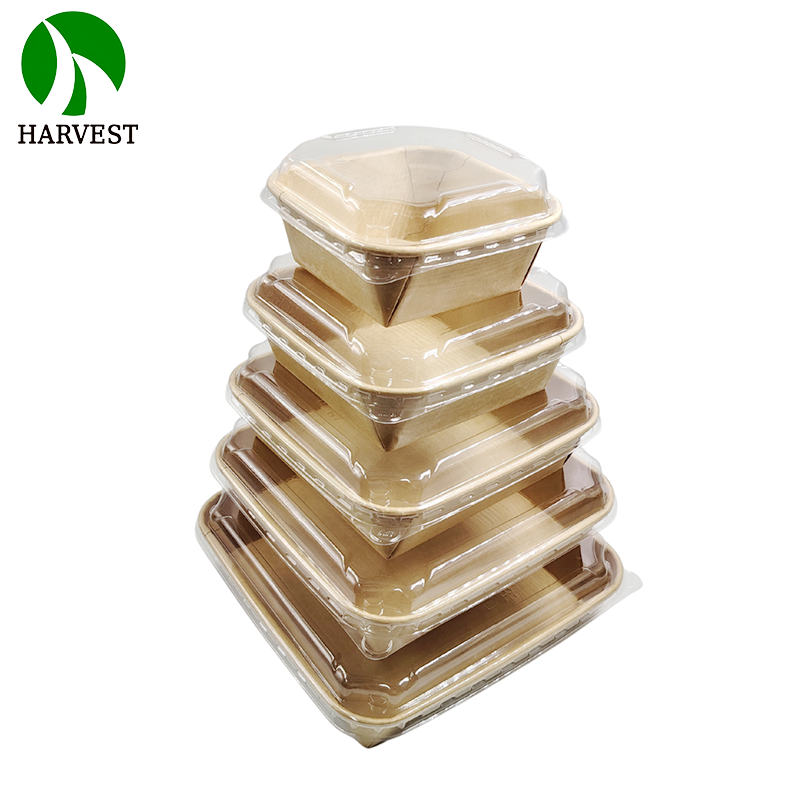 square Kraft Paper Food Container