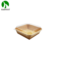 square Kraft Paper Food Container
