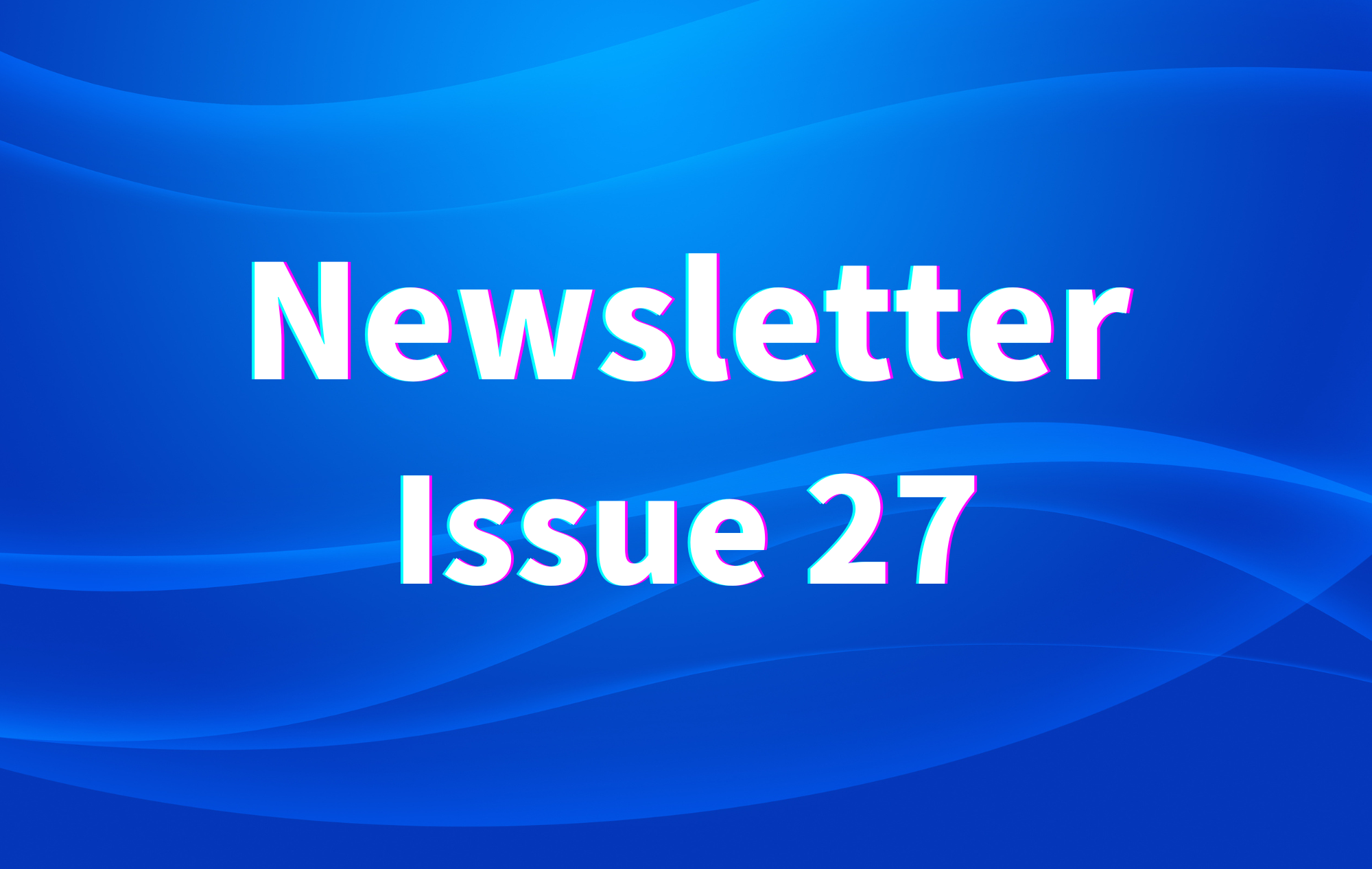 Newsletter Issue 27