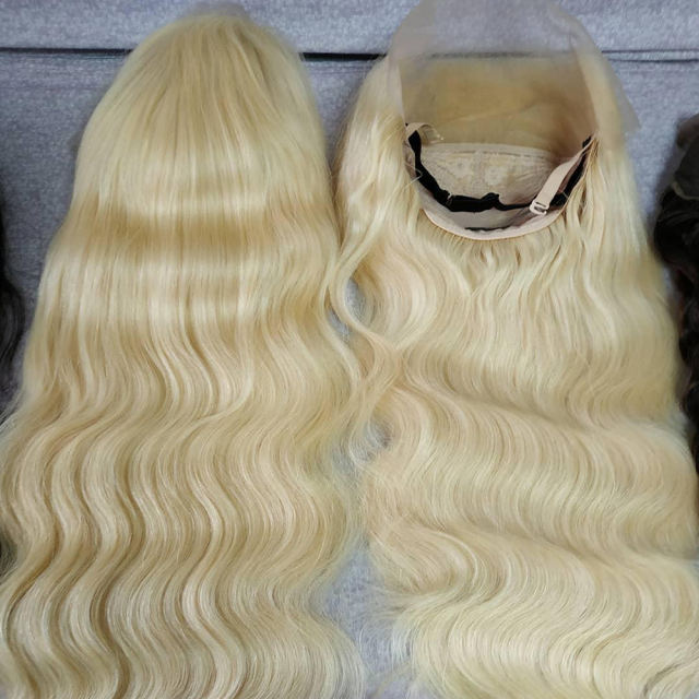 Brazilian Body Wave Lace Front Wigs Blonde 13x4" Lace Wig Peruvian Hair Malaysian Human Hair 13x1" Wigs Pre Plucked #613