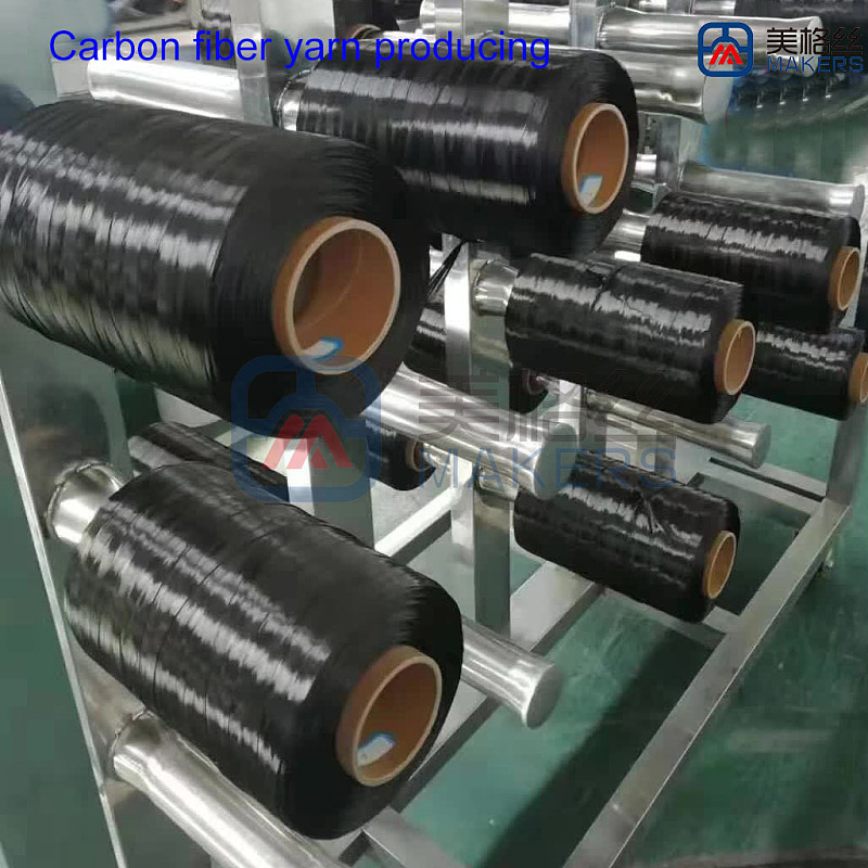 T300 T700 carbon fiber yarn continuous roving no twist 1k 3k 6 k 12k carbon fiber filament on bobbins